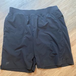 Fabletics men’s Franchise shorts with compression liner, XL, like new.
